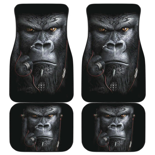 Art Gorilla Face Car Floor Mats Amazing Gift Ideas H200218