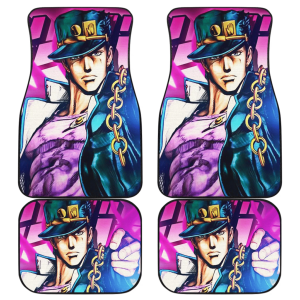 Art Jotaro Kujo Car Floor Mats JoJo’s Bizarre Adventure H081720