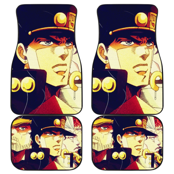 Art Kujo Jotaro Car Floor Mats JoJo’s Bizarre Adventure H081720