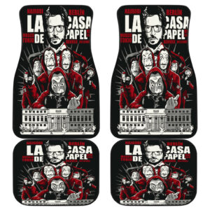 Art Money Heist La Casa De Papel Car Floor Mats Movie H051520