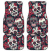 Art Sugar Skull Car Floor Mats Amazing Gift Ideas T300720