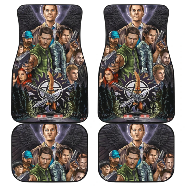 Art Supernatural Car Floor Mats Movie Fan Gift H040320