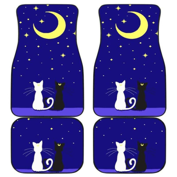 Artemis love Luna Sailor Moon Car Floor Mats 191103