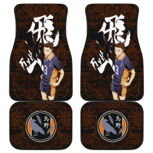 Asahi Azumane Haikyuu Car Floor Mats Anime Car Accessories