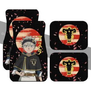 Asta Car Floor Mats Custom Black Clover Anime Car Accessories