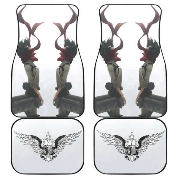 Attack On Titan Anime Mikasa Flying Wings Car Floor Mats