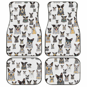 Australian Cattle Dog Car Floor Mats Custom Dog Car Accessories