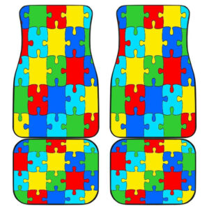 Autism Jigsaw Puzzle Front And Back Car Floor Mats T051920