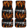 Avenged Sevenfold RIP Forever Flaming Skull Head Wings Car Mats UBC032410