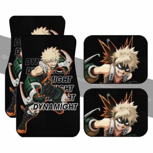 BNHA Bakugo Car Floor Mats Custom Anime My Hero Academia Car Accessories