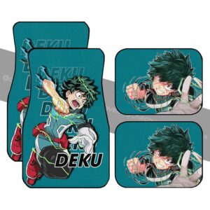 BNHA Deku Car Floor Mats Custom Anime My Hero Academia Car Interior Accessories