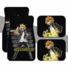 BNHA Denki Kaminari Car Floor Mats Custom Anime My Hero Academia Car Accessories