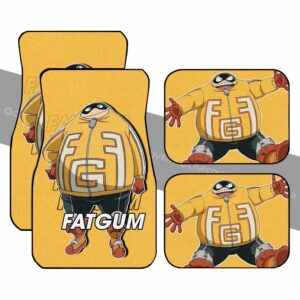 BNHA Fat Gum Car Floor Mats Custom Anime My Hero Academia Car Accessories