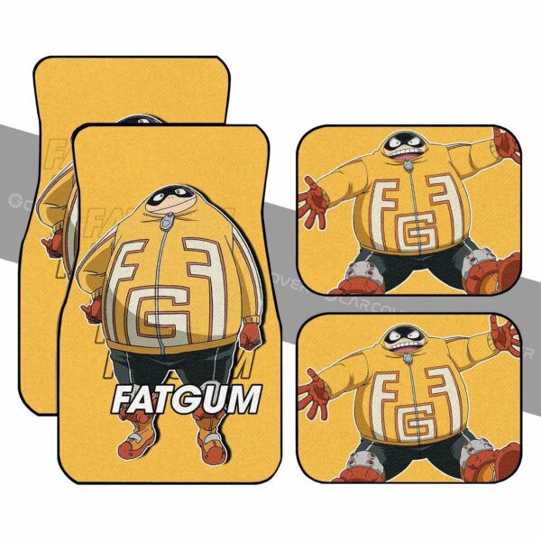 BNHA Fat Gum Car Floor Mats Custom Anime My Hero Academia Car Accessories