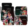 BNHA Heroes Vs Villains Car Floor Mats Custom My Hero Academia Car Accessories