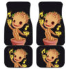 Baby Groot Cute Tree Guardian of Galaxy Car Floor Mats 191018