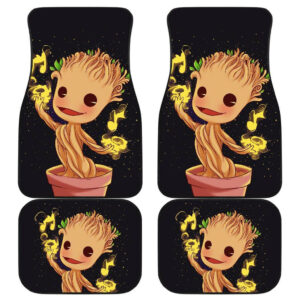 Baby Groot Cute Tree Guardian of Galaxy Car Floor Mats 191018