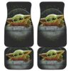 Baby Yoda Art Car Floor Mats The Mandalorian Disney Movies H0118