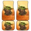 Baby Yoda Car Floor Mats The Mandalorian Movies Fan Gift H0118