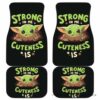 Baby Yoda Cute The Mandalorian Car Floor Mats Movies 155026