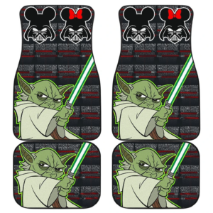 Baby Yoda Lightsaber Star Wars Car Floor Mats UBC042701