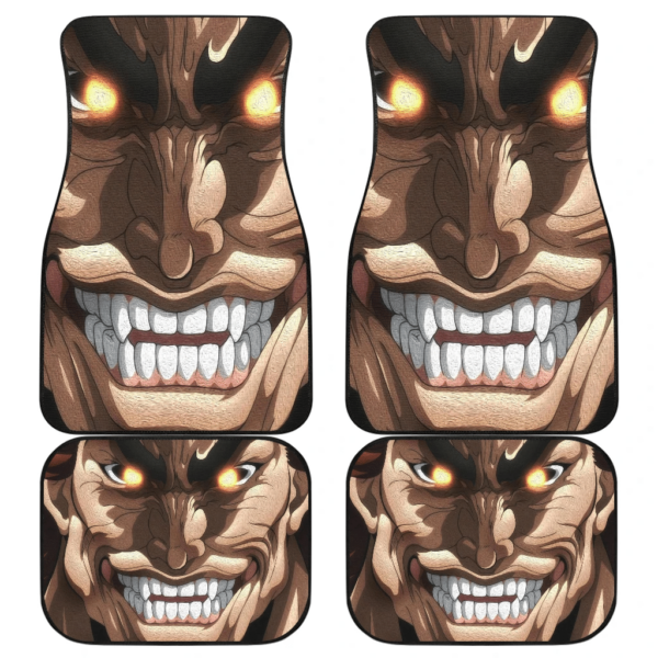 Baki Yuijro Hanma Art Car Floor Mats Anime Fan Gift H090720