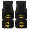 Batman Logo DC League in black theme Car Floor Mats 191018