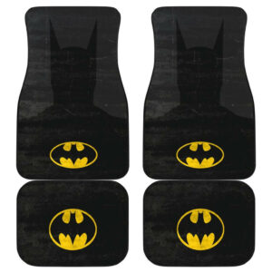 Batman Logo DC League in black theme Car Floor Mats 191018