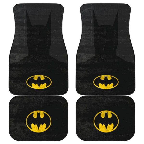 Batman Logo DC League in black theme Car Floor Mats 191018