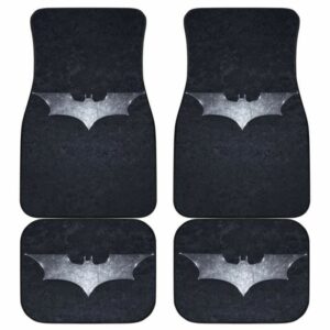 Batman Silver Logo Car Floor Mats