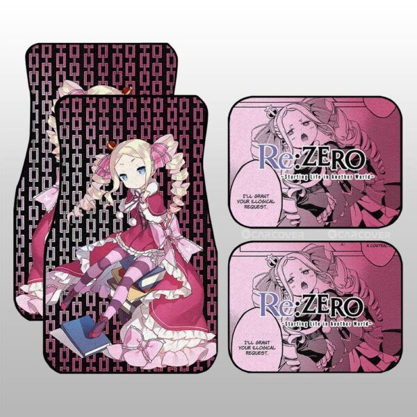 Beatrice Car Floor Mats Custom Anime Re:Zero Car Accessories