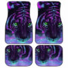 Beautiful Green Eyes Tiger Car Floor Mats Custom Cool Car Accessories Gift Idea