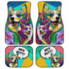 Beautiful Pop Art Corgi Car Floor Mats Custom Nice Butt Corgi Car Accessories