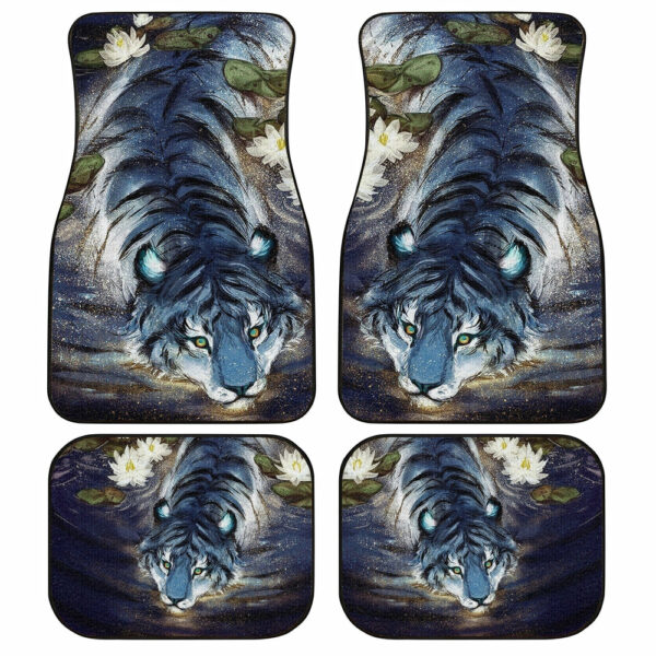 Beautiful Tiger Car Floor Mats Custom Car Accessories Gift Idea