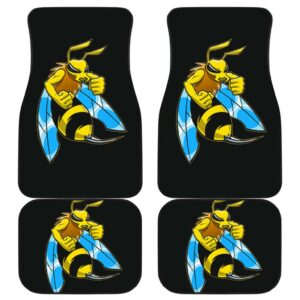 Bee Front And Back Car Mats 2