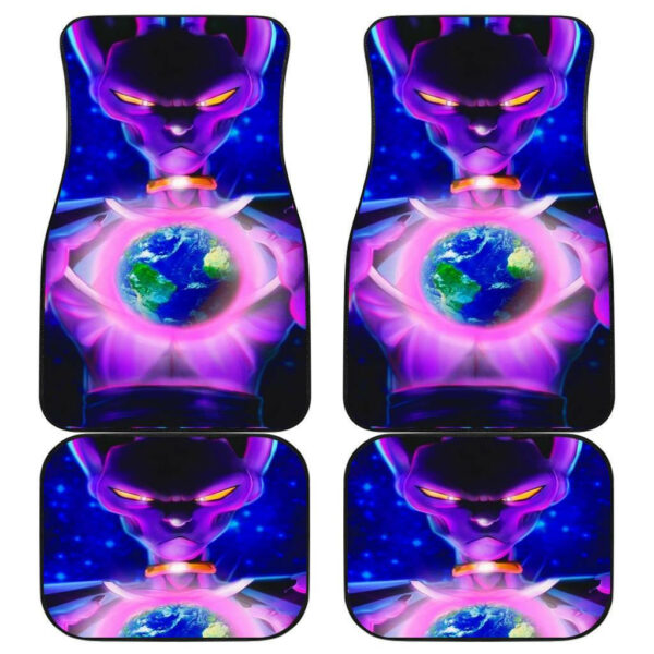 Beerus Angry Dragon Ball Front And Back Car Floor Mats 191018