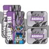 Beerus Car Floor Mats Custom Dragon Ball Anime Car Accessories