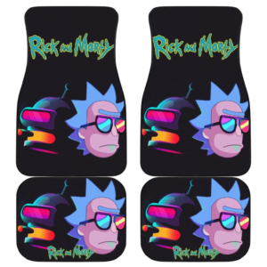 Bender Futurama Rick Sanchez Rick and Morty Cartoon Car Floor Mats UBC022601