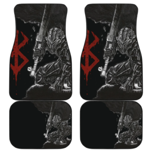 Berserk Anime Guts Armor Armadura Ready To Attack Kneeling Car Floor Mats