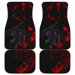 Berserk Anime Guts Armor Armadura Red Eye Shadowing Car Floor Mats