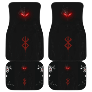 Berserk Anime Guts Demon Armor Sitting Pose In Manga Car Floor Mats