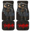 Berserk Anime Guts With Giant Sword Manga Background Car Floor Mats