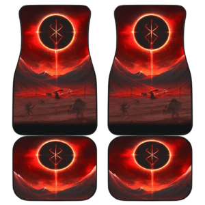 Berserk Red Logo Anime Car Floor Mats 191018