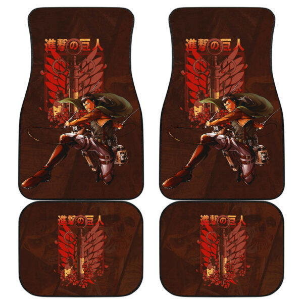 Bertolt Hoover Attack On Titan Car Floor Mats Anime Car Accessories