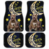 Best Dad Ever Pitbull Car Floor Mats Custom I Love You To The Moon And Back Cool Car Accessories