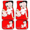 Betty Boop Eyes Charm Red theme Car Floor Mats 191120