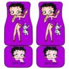 Betty Boop Purple Theme Cartoon Car Floor Mats