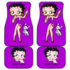 Betty Boop Purple theme Cartoon Car Floor Mats 191120