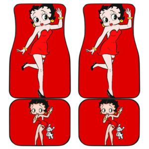 Betty Boop Red Dress  Car Floor Mats 191120