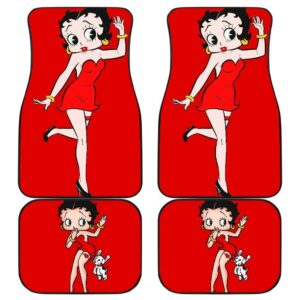 Betty Boop Red Dress  Car Floor Mats